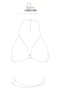 Chaine de poitrine dorée