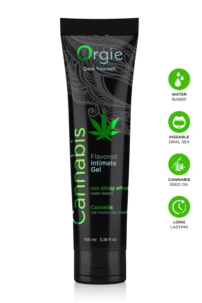 Lubrifiant eau Lube Tube Cannabis 100ml