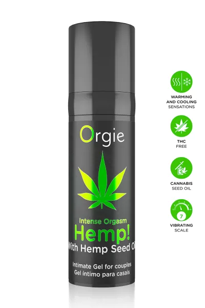 Gel intime dexcitation Hemp Intense Orgasm 15ml