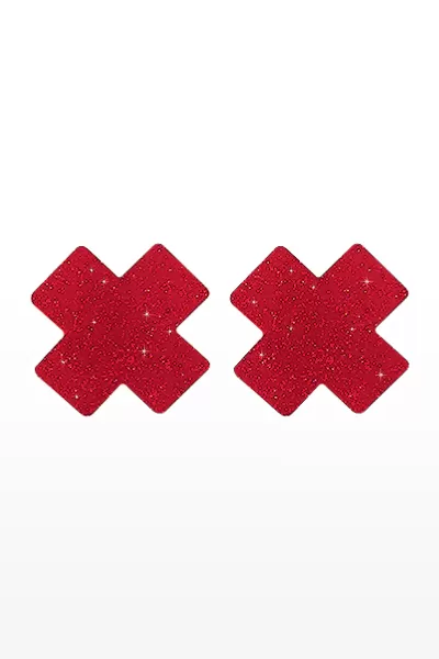 Caches mamelons Nipple X Covers rouge