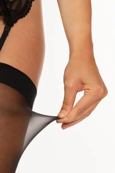 Bas à jarretelles anti-accrocs Glorious - Christine