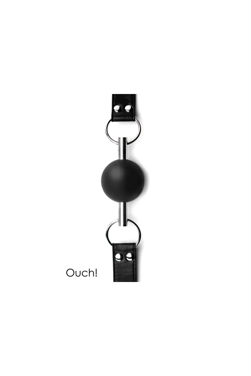 Solid Ball Gag noir - Ouch!