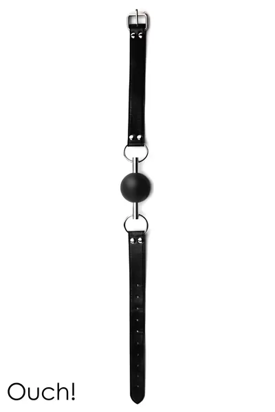 Solid Ball Gag noir - Ouch!