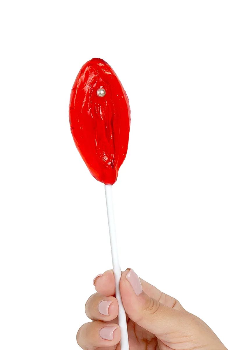 Sucette vulve fraise - Secret Play