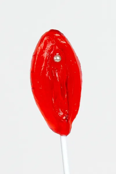 Sucette vulve fraise - Secret Play