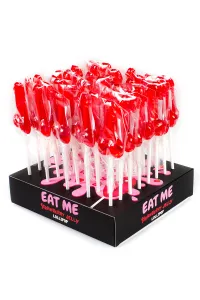 Présentoir de 40 sucettes pénis à la fraise