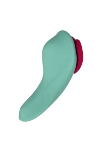 Stimulateur télécommandé de culotte HeartGem vert - FairyGasm