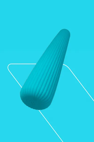 Vibro rechargeable IcyCone bleu - FairyGasm