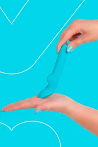 Vibro rechargeable LunaCharm bleu - FairyGasm