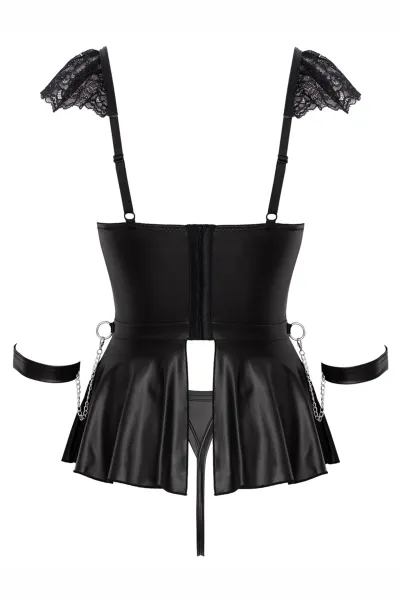 Ensemble 3 pièces lingerie Fetish - Cotelli Bondage