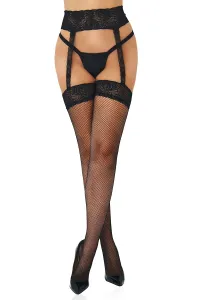 Bas porte-jarretelles Fishnet Garterbelt Stockings - Daring Intimates
