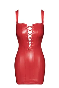 Mini robe lacée Bombshell F364 - Noir Handmade