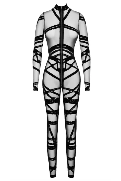 Combinaison floquée Bondesque F357 - Noir Handmade