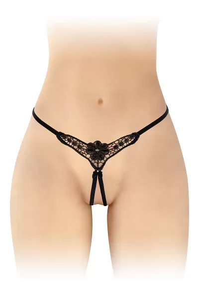 String ouvert Danuta - noir