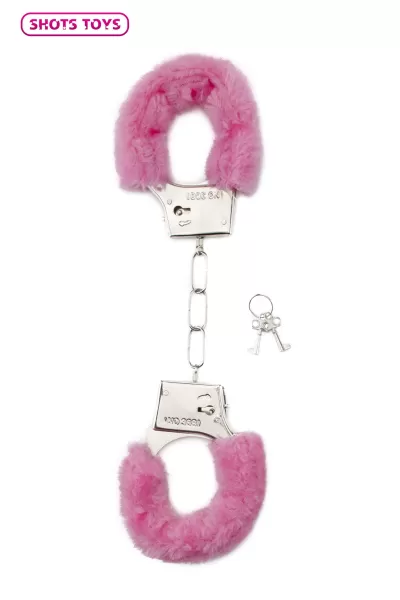 Menottes fourrure Shots - rose