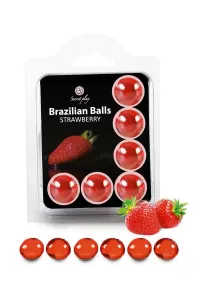 6 Brazilian Balls - fraise