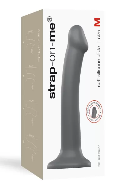Dildo mono densité gris XL - Strap On Me