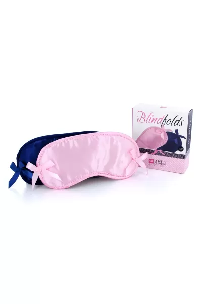 2 Bandeaux rose et bleu - Lovers Premium