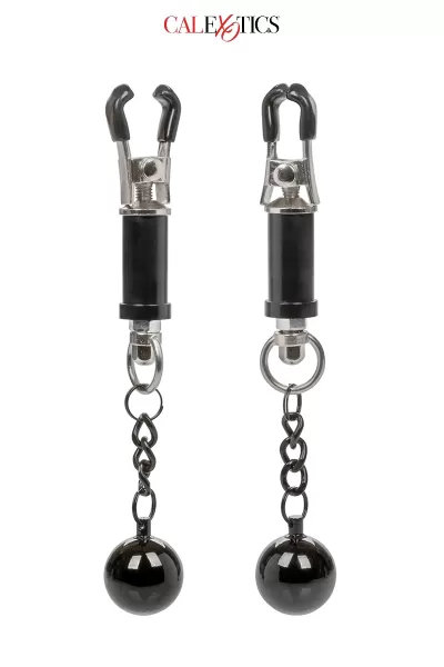 Pinces à tétons  avec poids - Calexotics