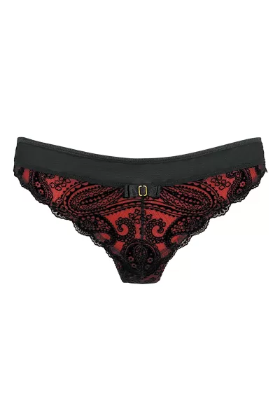 String rouge et noir  V-10048 - Axami