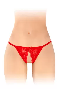 Culotte ouverte Zoé rouge - Fashion Secret